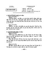 Đề thi lịch sử Năm học 2005-2006 - môn thi  lịch sử thời gian  180 phút (không kể thời gian giao đề)